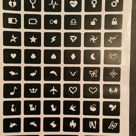 Sparkle Tattoo Complete Set/Package - Picture 12 of 12